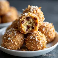 Quick Chewy No Bake Coconut Balls Recipe