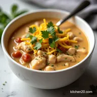 My GoTo one pot creamy keto white Chili Quick Keto Comfort Food