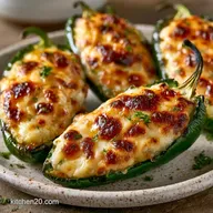 Stuffed Jalapeno Poppers in 35 Minutes