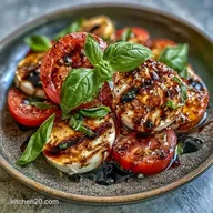 Tomato Caprese Salad with Balsamic Glaze