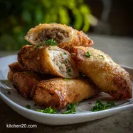 Turkey Stuffing Air Fryer Eggrolls: Ultra-Crispy Leftover Hack