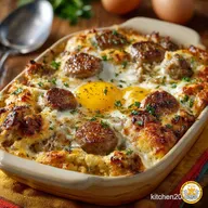 Biscuits Gravy Casserole: Ultimate Cheesy Sausage Brunch Bake
