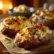 Twice Baked Potatoes Recipe: The Ultimate Creamy Cheesy Side Dish