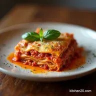 The Best Homemade Lasagna with Rich Ragu B&eacute;chamel