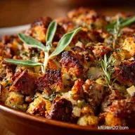 Thanksgiving Stuffing: The Ultimate Sage Sausage and Apple Showstopper