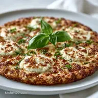 Vegetarian Basil Ricotta Pizza for 4