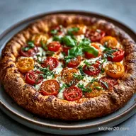 Vegetarian Tomato Basil Galette for 6