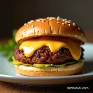 The Ultimate Creamy Burger with Tangy Diner Secret Sauce