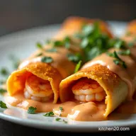 Smoked Paprika Creamy Shrimp Enchiladas Recipe Comfort Food Elevated