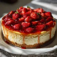 Strawberry Cheesecake Recipe: Silky Texture