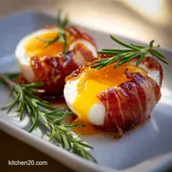 Whole30 Snack That Will Actually Keep You Satisfied with Hard-Boiled Eggs | Creamy Yolks & Crispy Prosciutto