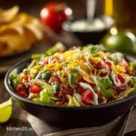 Taco Salad: The Fiesta Bowl Recipe with Zesty Lime Dressing
