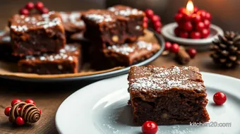 Bake Mincemeat Brownies with Christmas Flavors