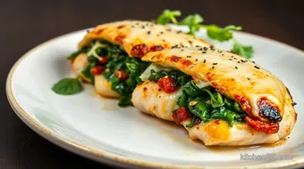 Bake Spinach Stuffed Chicken | Restaurant Style