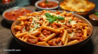 Classic Baked Ziti Recipe: A Family Favorite with a Cheesy Twist recipe card