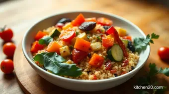 Easy & Colourful Millet Salad with Roasted Veggies – A Family Favourite recipe card