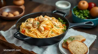 Cook One-Skillet Cheesy Chicken Pasta Quick