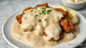 Fried Cube Steak with Creamy Gravy Delight