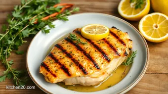 Grilled Chicken with Lemon & Herbs