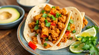 Quick Chicken Tacos with Spicy Keema Delight