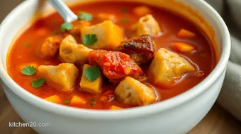 Quick Spicy Chicken Comforting Soup