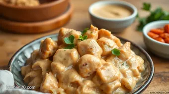 Sautéed Chicken with Creamy Peanut Sauce