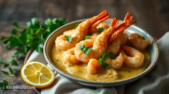 Sautéed Prawns in Mild Coconut Sauce