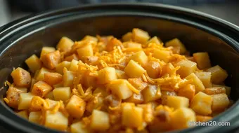 Comforting Cheesy Potatoes in Crock Pot: A Family Favourite Recipe recipe card