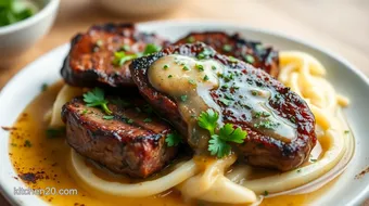 Seared Beef Steak with Rich Garlic Butter