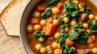 Simmered Chickpea Swamp Soup Delight