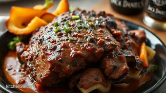 Slow Cooked Beef Brisket with Jack Daniel’s