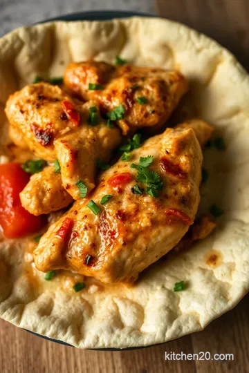 Authentic Greek Chicken Gyros: A Taste of the Mediterranean presentation