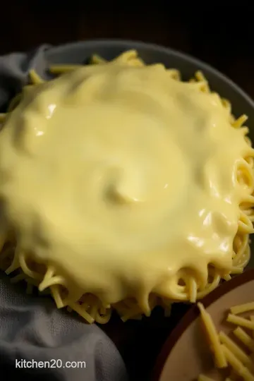Cheese Sauce Delight: A Velvety Classic presentation