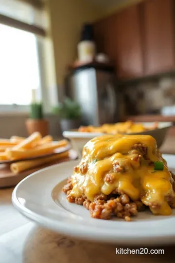 Cheesy Comfort: Ultimate Cheeseburger Casserole steps