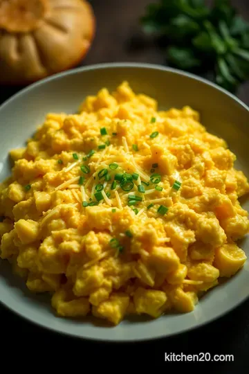 Cheesy Scrambled Eggs: A Breakfast Classic presentation