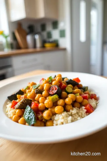 Chickpea Ratatouille and Couscous: A Cozy Vegan Dish steps