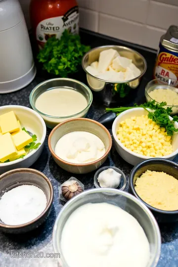 Classic Alfredo Sauce: A Creamy Dream ingredients