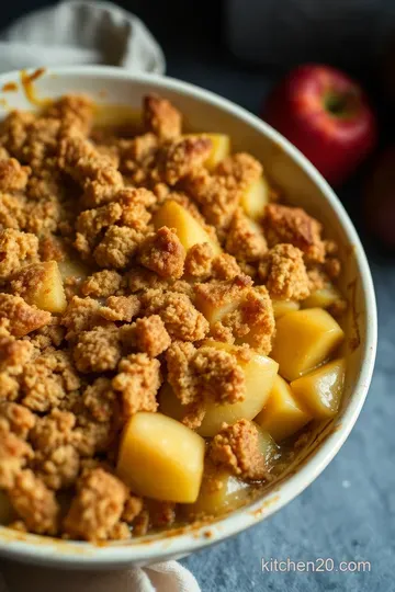 Classic British Apple Crumble: A Timeless Dessert Delight presentation