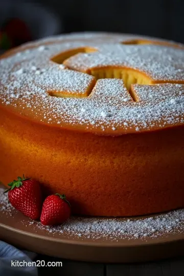 Classic British Victoria Sponge Cake presentation