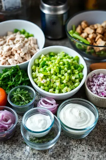 Classic Chicken Salad with Herb Dressing ingredients