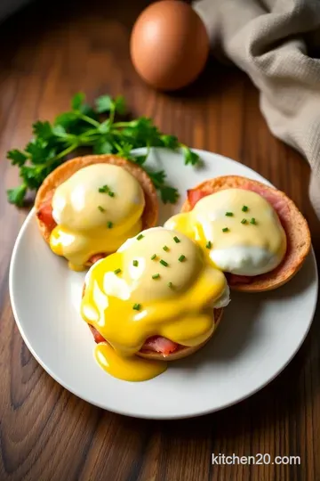 Classic Eggs Benedict: A Savory Breakfast Indulgence presentation