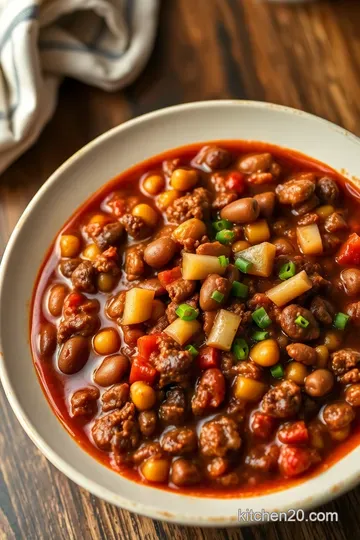 Classic Hearty Beef Chili: A Cozy Bowl of Comfort presentation