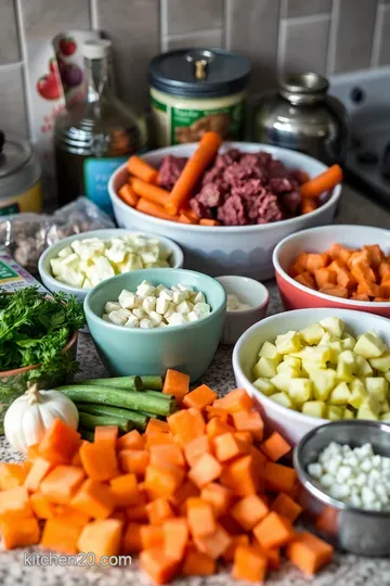 Classic Hearty Beef Stew: A Cozy Crockpot Meal ingredients