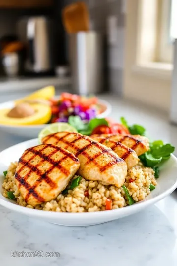 Clean Boss Ingredients: 5 Amazing Grilled Chicken Quinoa Bowls! steps