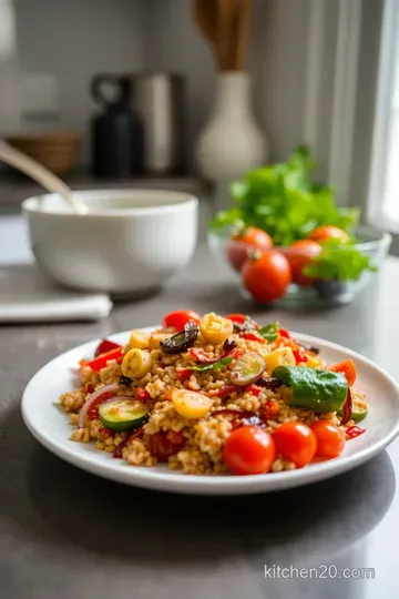 Colorful Millet Salad with Roasted Veggies steps