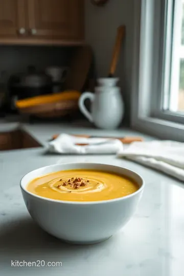 Creamy Butternut Squash Soup with a Touch of Spice steps