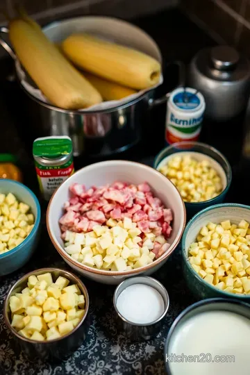 Creamy Corn Chowder: A Cozy Warm-Up ingredients
