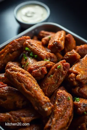 Crispy Baked Chicken Wings: Pub-Style Perfection presentation