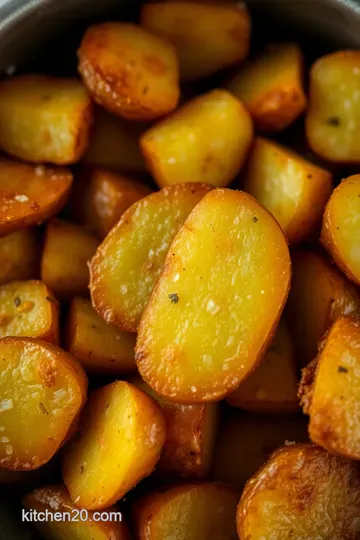 Crispy Golden Fried Potatoes: A Simple Delight presentation