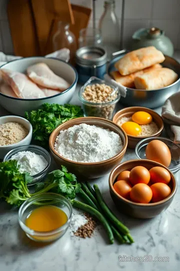 Crispy Homemade Fish Sticks with Tartar Sauce ingredients